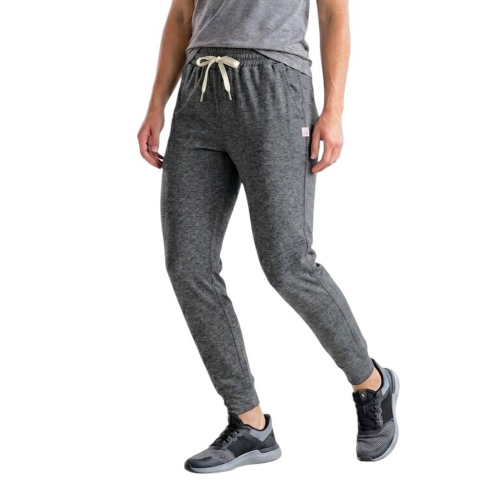 Vuori Performance Joggers XL Heather Gray Soft Athletic Pants Pockets Gym 26"